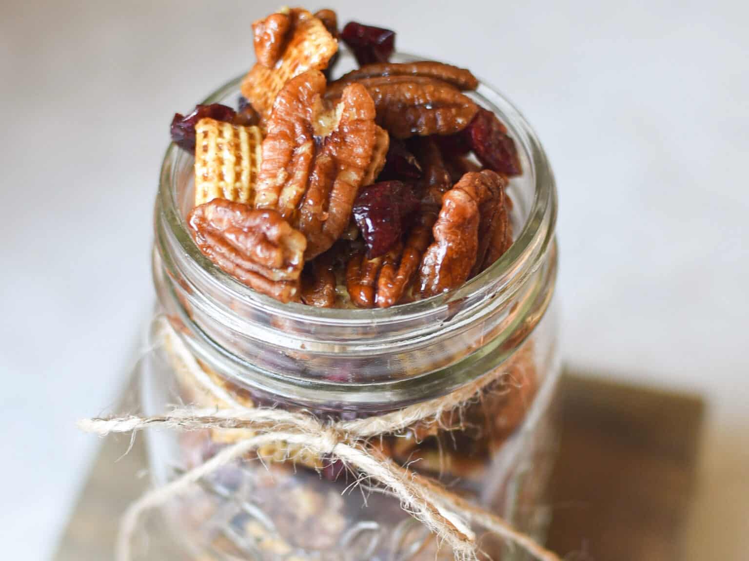 Candied Pecan Chex Mix Lisa Coop